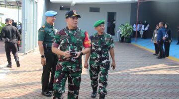 Dandim 0506/Tgr Monitoring Kunker Ibu Wapres Tinjau Layanan Kesehatan