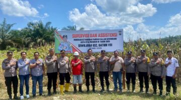 Tim Gugus Ketahanan Pangan Polres Sarolangun Terima Kunjungan Supervisi Polda Jambi