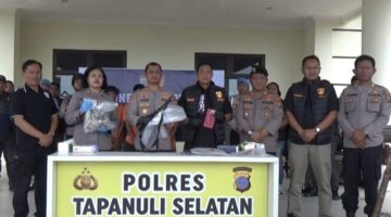 Warga Tapsel Dihebohkan Dengan Penemuan Kerangka Manusia, Polisi Amankan Pelaku