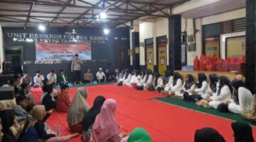 Polsek Benda Rutin Gelar Pengajian Yasinan Dan Santunan Anak Yatim-Piatu