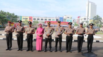Periode 1 Juli 2025, Kapolres Metro Tangerang Kota Pimpin Kenaikan Pangkat 102 Anggotanya