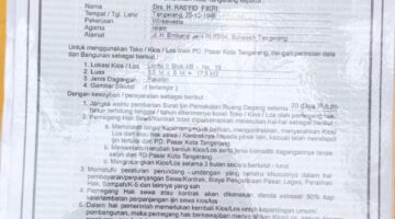 Sejumlah Pedagang Belum Menerima Kunci Kios. Ada Permainan ‘Orang Dalam’?