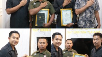 Satreskrim Polres Tulang Bawang Berikan Penghargaan Kepada Masyarakat Dalam Pengungkapan Kasus di Bedeng PT Indo lampung