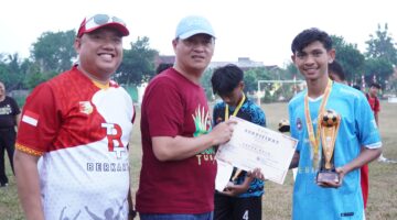 Tulang Bawang Tengah Juara Sepak Bola PORKAB 2025, Bupati Apresiasi Semangat Sportifitas