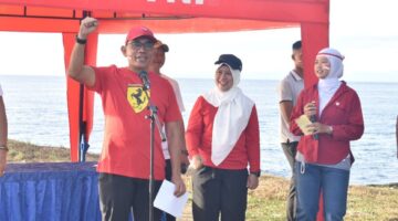 Mulai Dari Gebuk Bantal Hingga Tarik Tambang Digelar, Semarak HUT Ke-80 RI, Lanud Leo Wattimena