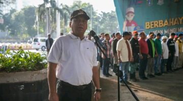 Pulihkan Fasilitas Publik Pasca Demo, Pemkot Jakabar Turunkan Ratusan Personil Gabungan
