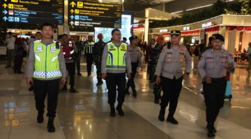 Polresta Bandara Soekarno-Hatta (Soetta)Bersama TNI Menggelar Patroli Skala Besar