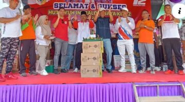 Wabup Nadirsyah Meriahkan HUT Ke-12 Tiyuh Indraloka Jaya, Warga Antusias Ikuti Beragam Lomba