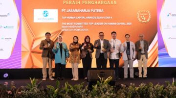 Jasaraharja Putera Raih Penghargaan TOP Human Capital Awards 2025, Komitmen Pengelolaan SDM Unggul dan Berkelanjutan