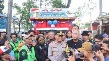 Kapolres Metro Tangerang Kota Luncurkan Ojol Mart, Jhon LBF Siap Sumbang 10 Titik