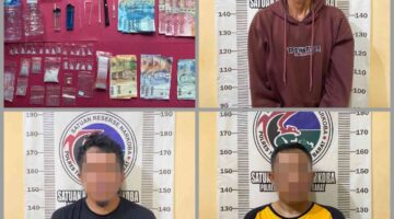 Dalam Sehari, Sat Narkoba Polres Tubaba Tangkap Tiga Pengguna Sabu di Tiyuh Karta
