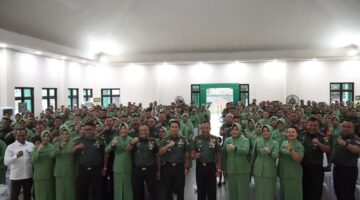 Bangun Moral dan Kekompakan, Danrem 052/Wkr Beri Pengarahan Penting Kepada Prajurit Kodim 0506/Tangerang