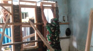 Wujudkan Hunian Layak, Korem 052/Wkr Penrem Gelar Program Bedah Rumah