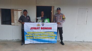 Polsek Tulang Bawang Tengah Gelar Kegiatan Jumat Berkah Berbagi, Pererat Kedekatan Polri dan Masyarakat