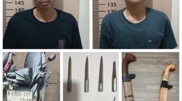 Residivis dan Rekannya Dibekuk Polsek Karawaci Saat Bobol Motor di Karawaci