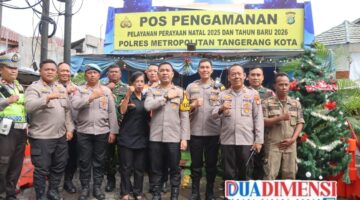 Jelang Tahun Baru, Kapolres Metro Tangerang Kota Pastikan Pos Pengamanan & Pelayanan Siap