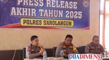 Akhir Tahun 2025, Polres Sarolangun Ungkap 442 Kasus Kejahatan dan Narkoba