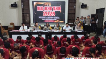 Capaian Kinerja 2025: Polres Lampung Utara Ungkap 880 Kasus Kejahatan dan 104 Kasus Narkoba