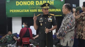 Peringati Hari Bakti Taruna, Korem 052/Wkr Gelar Ziarah dan Baksos di TMP Taruna