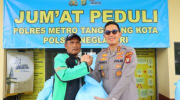 Silaturahmi dengan Driver Ojol, Wakapolres Tangerang Kota Tekankan Keselamatan dan Ketertiban Berlalu Lintas