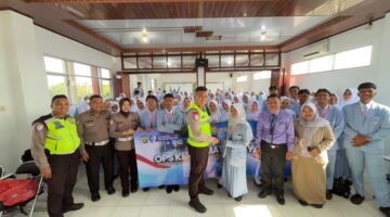 Satlantas Polres Metro Tangerang Kota Edukasi Pelajar SMK Lewat Ops Keselamatan Jaya 2026