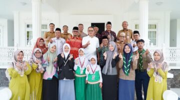 Bupati Tubaba Terima Audiensi Kontingen Muhammadiyah, Siap Harumkan Nama Daerah di Olympic Ahmad Dahlan VIII Nasional