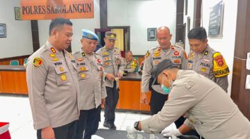Tak Ada Ampun bagi Oknum Narkoba, Polres Sarolangun Gelar Tes Urine Mendadak Dipimpin Langsung Kapolres