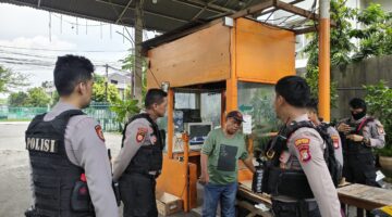 Antisipasi Kejahatan, Polisi Sisir Permukiman yang Ditinggal Mudik