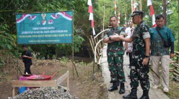 Pangdam Jaya Pimpin Groundbreaking Jembatan Garuda Dan Gentengisasi, Wujud Nyata Negara Hadir Untuk Rakyat