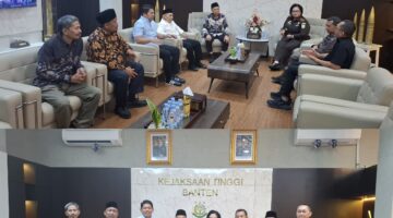 Silaturahmi Idul Fitri, Kakanwil Kemenag Provinsi Banten dan Kajati Bangun Sinergi