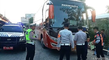 Sudinhub Jakarta Barat Tindak Tegas Terminal Bayangan di Cengkareng, 19 Bus AKAP Ditilang