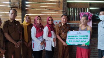 Respon Cepat! Dinas Kesehatan dan Baznas,Dinas Sosial, Asisten 1 Pemkab Tubaba Turun Tangan, Kunjungi Karim Pengidap Tumor Ganas