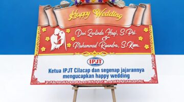 IPJT DPC Cilacap Sampaikan Ucapan Selamat atas Pernikahan Devin & Ivandra