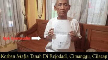 Diduga Ada “Mafia Tanah” di Cilacap, Ahli Waris Rugikan 80 Meter Persegi, Sertifikat Terbit Hanya 9 Hari