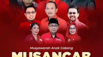 Partai Demokrasi Indonesia (PDI) Perjuangan Menggelar Musyawarah Anak Cabang (Musancab)