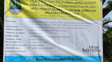 Kualitas Rekonstruksi Jalan Provinsi di Cikidang Disorot, Pengawasan Proyek Dinilai Lemah