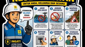 Hujan Mengguyur, Keselamatan Jangan Ikut Luntur! PLN Rimbo Bujang Ingatkan Bahaya Listrik Saat Cuaca Ekstrem