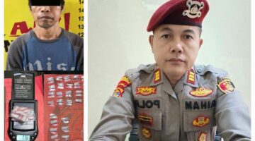 Satres Narkoba Polres Pesawaran Bongkar Peredaran Sabu di Way Lima, 7,76 Gram Barang Bukti Diamankan