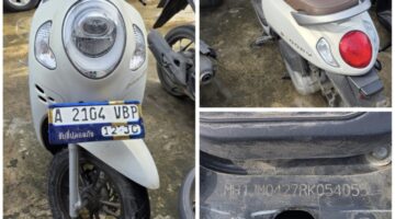Polisi Gerebek Kontrakan Pelaku Curanmor di Teluknaga, Kunci T hingga Plat Nomor Disita