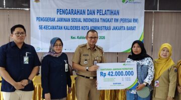 BPJS Ketenagakerjaan Grogol Gelar Pelatihan Perisai RW se-Kecamatan Kalideres