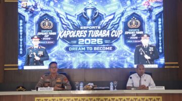 Polres Tubaba Polda Lampung Menggelar Pembukaan Turnamen E-Sport Mobile Legends