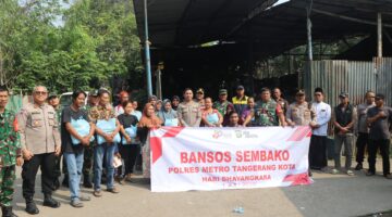 Turun Langsung Temui warga di Slum Area, Kapolres: Wujud Implementasi Jaga Warga di Kota Tangerang