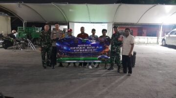 Semarak Piala Dunia 2026, Nobar Gembira Korem 052/Wijayakrama Perkokoh Kemanunggalan TNI dengan Rakyat
