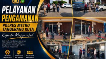Polres Metro Tangerang Kota Pastikan Ibadah Mingguan di Gereja dan Vihara Berjalan Aman