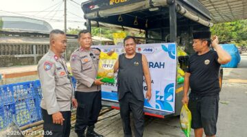 Dukung Stabilitas Pangan, Polres Metro Tangerang Kota Salurkan Beras SPHP Melalui Program Jaga Jakarta+