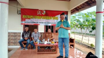 Ketua DPRD Tubaba Busroni Serap Aspirasi Warga Gading Kencana, Komitmen Perjuangkan Infrastruktur Jalan