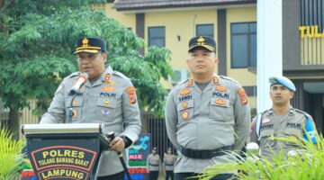 AKBP Himmawan Setiawan Resmi Pimpin Polres Tubaba, Tradisi Welcome and Farewell Parade Berlangsung Khidmat