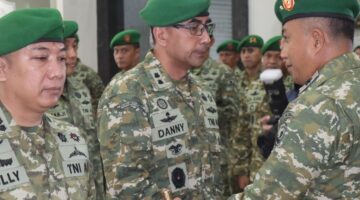 Sertijab Pejabat Staf Korem 052/Wijayakrama, Danrem Tekankan Profesionalisme dan Loyalitas Pengabdian