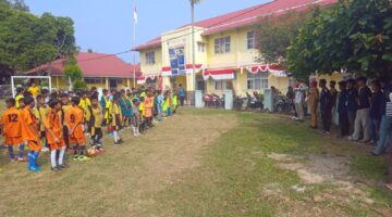 Semarak HUT RI ke-81, Nagari Simawang Gelar Futsal Antar-SD untuk Pererat Persahabatan Siswa
