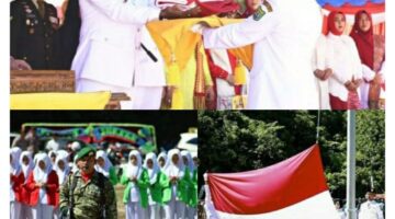 Penuh Khidmat, Bupati Madina Pimpin Upacara HUT ke-81 Kemerdekaan RI